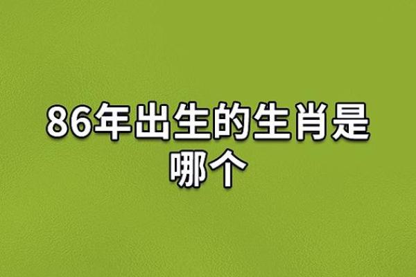 探索1986年阴历出生的命运与性格特征