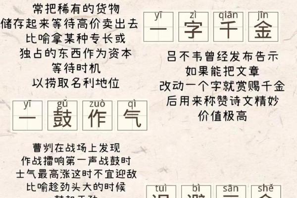 运用四字成语，品味生活的细腻与智慧