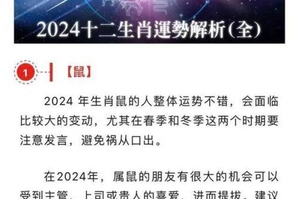 2024年属相运势揭秘：属相分析与命运走向探讨！