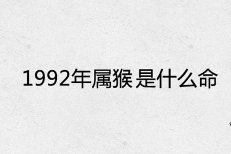 92年属什么命？揭秘壬申年的水命特征与运势