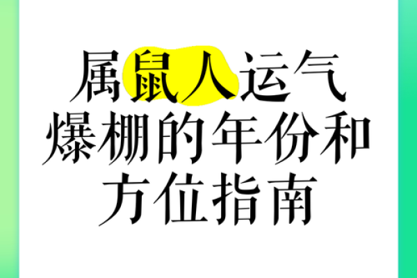 1984年属鼠的命运与幸运颜色探秘