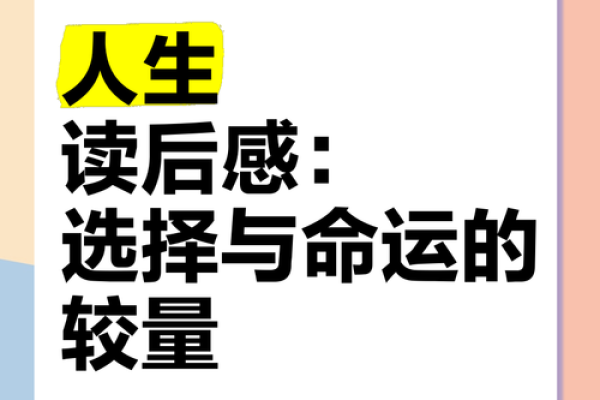 人生选择：无论何种抉择，命运总在操控