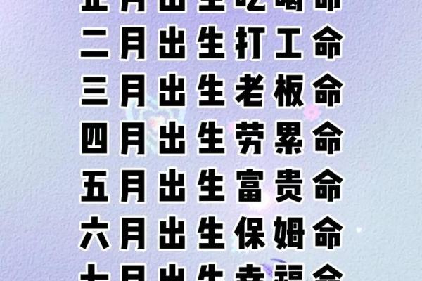 了解不同年份出生的命运与性格特征：你属于哪种命呢？