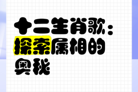 探索你的属相背后的命理奥秘，揭示人生的智慧与秘密